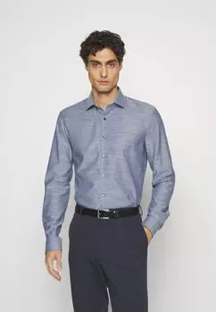 Рубашка деловая SIX OLYMP No. Six, темно-синий