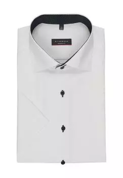 Рубашка деловая, современный крой, негладкая, мужская ETERNA, белый