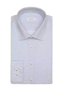 Рубашка деловая, стандартного кроя, длинные рукава, воротник Кент, мужская seidensticker, светло-синий