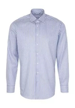 Рубашка деловая, стандартного кроя, воротник Кент, мужская Seidensticker, цвет 13 Hellblau