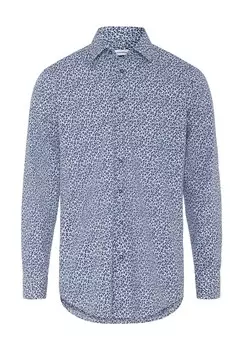 Рубашка деловая, стандартного кроя, воротник Кент, мужская Seidensticker, цвет 19 Blau