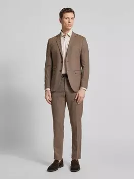 Рубашка делового кроя Modern Fit с воротником Kent OLYMP, песочный