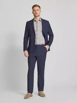 Рубашка делового кроя с узором по всей поверхности OLYMP Level Five, бежевый