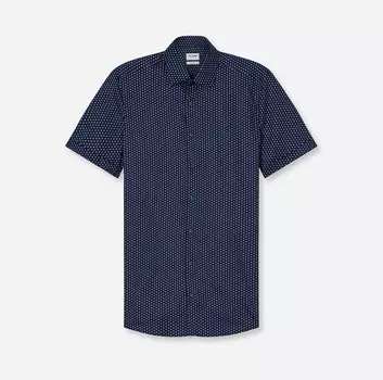 Рубашка делового кроя Slim Fit OLYMP, цвет marine blue/Light blue