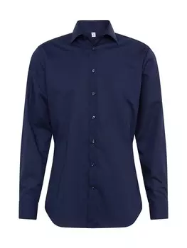 Рубашка делового кроя Slim Fit SEIDENSTICKER, сапфировый