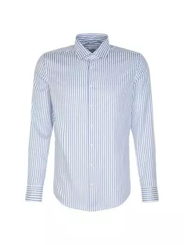 Рубашка делового кроя Slim Fit SEIDENSTICKER SMART CLASSICS, светло-синий