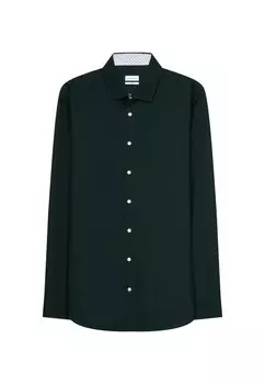 Рубашка делового кроя Slim Fit SEIDENSTICKER, темно-зеленый
