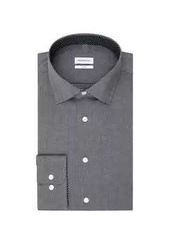 Рубашка делового кроя Slim Fit SEIDENSTICKER X-Slim, серый