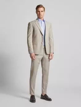 Рубашка делового покроя Comfort Fit с полосатым узором ETERNA, синий