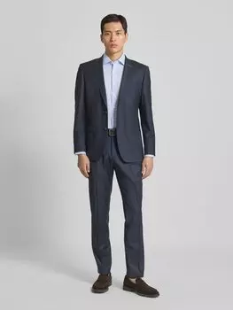 Рубашка делового покроя Modern Fit с планкой на пуговицах OLYMP, синий