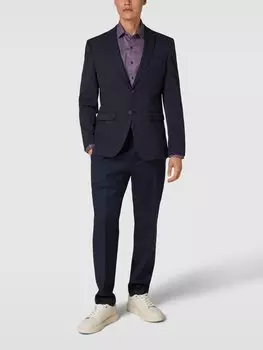 Рубашка делового покроя Modern Fit с узором по всей поверхности ETERNA, красный