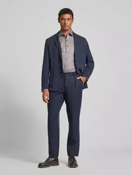 Рубашка делового покроя Modern Fit с узором по всей поверхности ETERNA, серо-коричневый