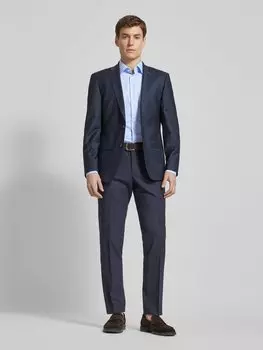 Рубашка делового покроя премиум-качества с воротником-стойкой Christian Berg Men, синий