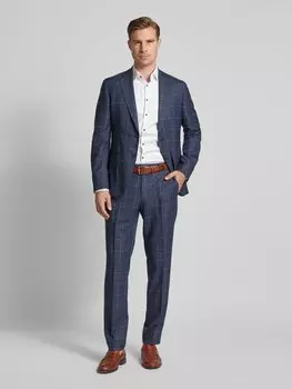 Рубашка делового покроя прямого кроя из двухслойной ткани с воротником-стойкой Jake*s, белый