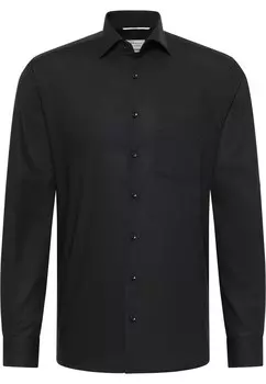 Рубашка делового покроя Regular Fit ETERNA, черный