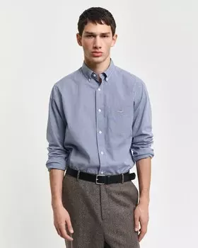 Рубашка делового покроя Regular Fit GANT, светло-синий