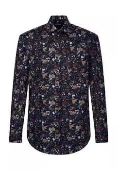 Рубашка делового покроя с длинным рукавом и воротником-стойкой Seidensticker, цвет 25 25 cappucino