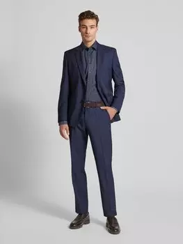 Рубашка делового покроя с узором в горошек OLYMP