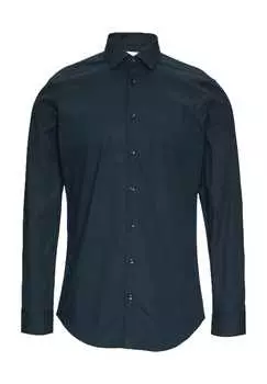 Рубашка делового покроя с воротником Кент S.Oliver Black Label, синий