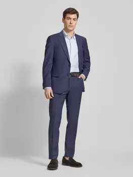 Рубашка делового покроя с воротником на пуговицах Christian Berg Men, синий