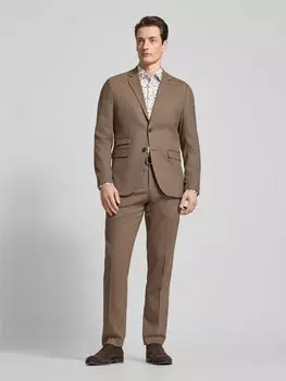 Рубашка делового покроя с воротником-стойкой Jake*s, белый