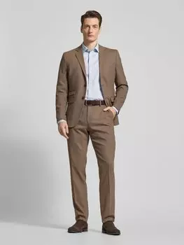 Рубашка делового покроя с воротником-стойкой Jake*s, белый