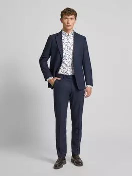 Рубашка делового покроя с вырезом-воротником Jake*s, белый