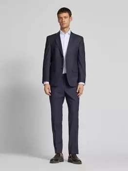 Рубашка делового покроя с вырезом-воротником SEIDENSTICKER, синий