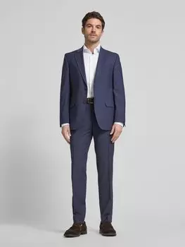 Рубашка делового покроя с вырезом-воротником SEIDENSTICKER, синий