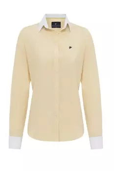 Рубашка DENIM CULTURE Blouse SOFIA, желтый