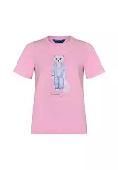 Рубашка деревенская кошка Cat By Manii'Ta Lacitta, розовый