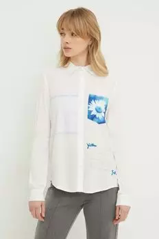 Рубашка Desigual, бежевый