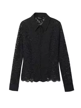 Рубашка Desigual Blouse, черный