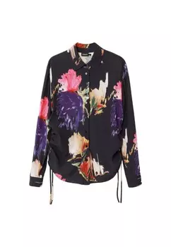 Рубашка Desigual из вискозы, черный