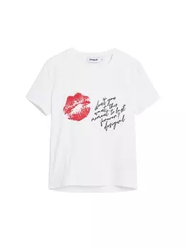 Рубашка Desigual Kiss, белый