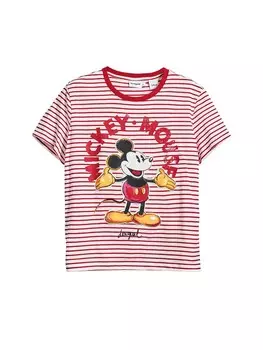 Рубашка Desigual Mickey Mouse, красный
