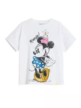 Рубашка Desigual Minnie Mouse, белый