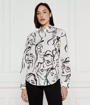 Рубашка Desigual Regular Fit, белый