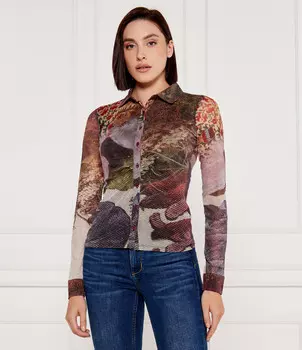 Рубашка Desigual Regular Fit, разноцветный
