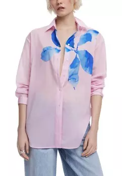 Рубашка Desigual, розовый