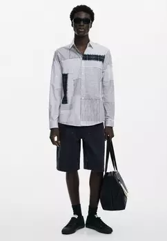 Рубашка Desigual, серый металлик