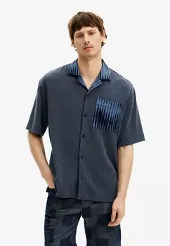 Рубашка Desigual, синяя