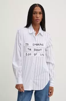 Рубашка Desigual YOKOHAMA из хлопка, белый