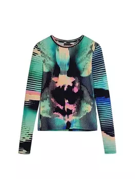 Рубашка Desigual, зеленый