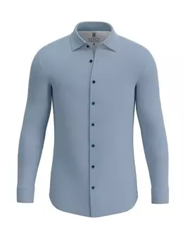 Рубашка DESOTO Slim fit Button Up, синий