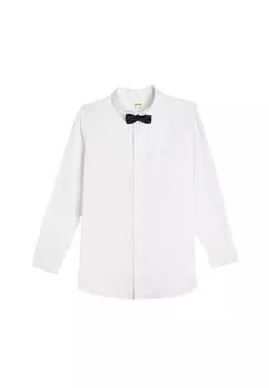 Рубашка DETAIL LONG SLEEVE CLASSIC NECK Koton, цвет white
