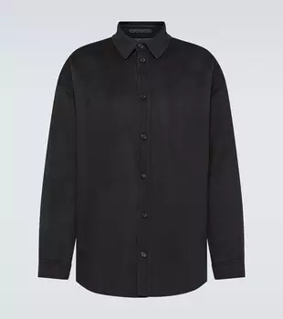 Рубашка detar из шерсти Acne Studios, черный