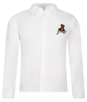 Рубашка детская Guess с медведем, белый