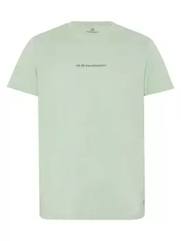 Рубашка Detto Fatto mit QR-Code-Print, зеленый