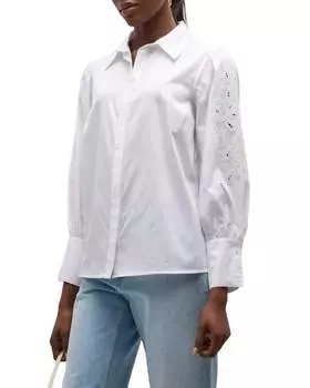 Рубашка Devlin белого цвета HARSHMAN